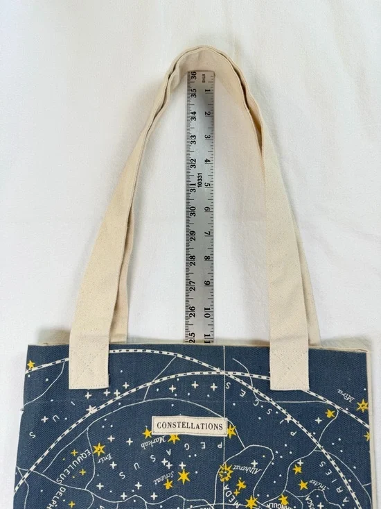 Cavalini & Co. Constellations Canvas Tote Bag with Star Map Print - Picture 10 of 11